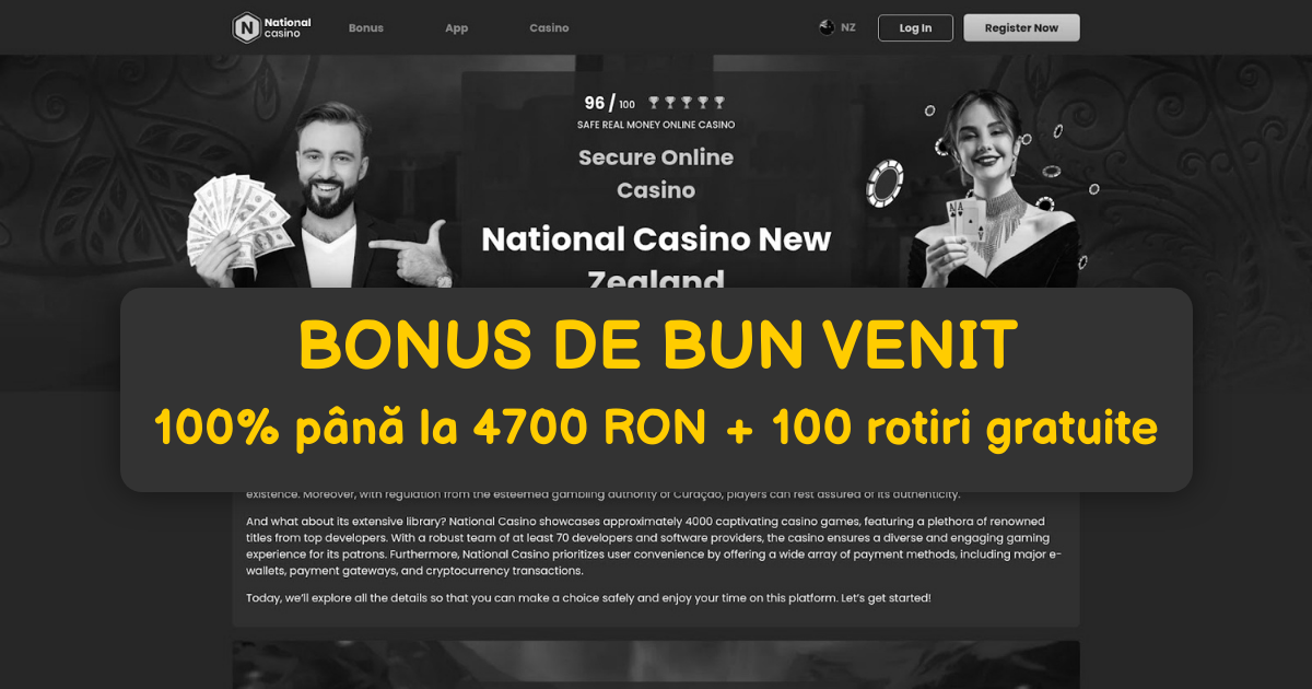 National Casino - Jocuri Online & Bonusuri Exclusive România